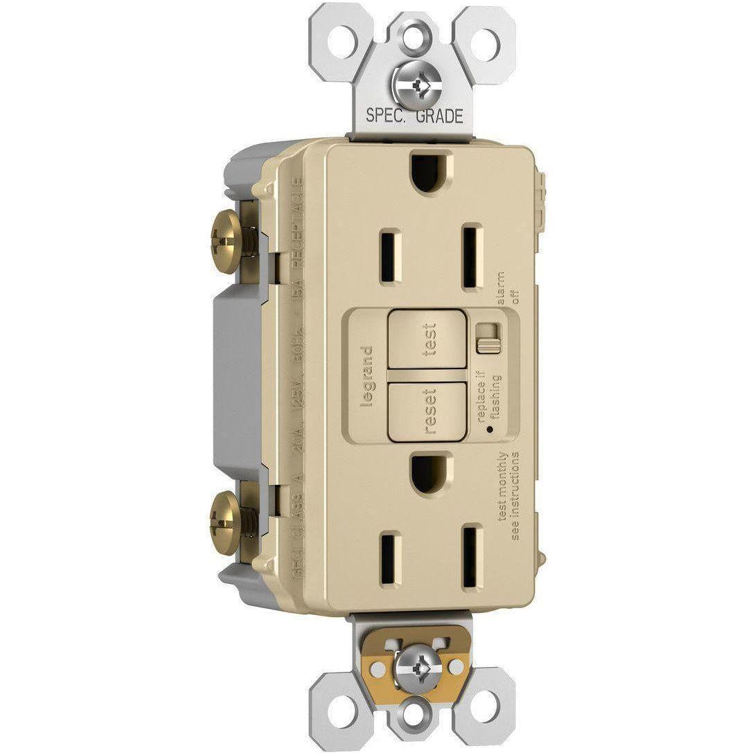Legrand - radiant 15A Tamper-Resistant Self-Test GFCI Outlet with Audible Alarm - Lights Canada