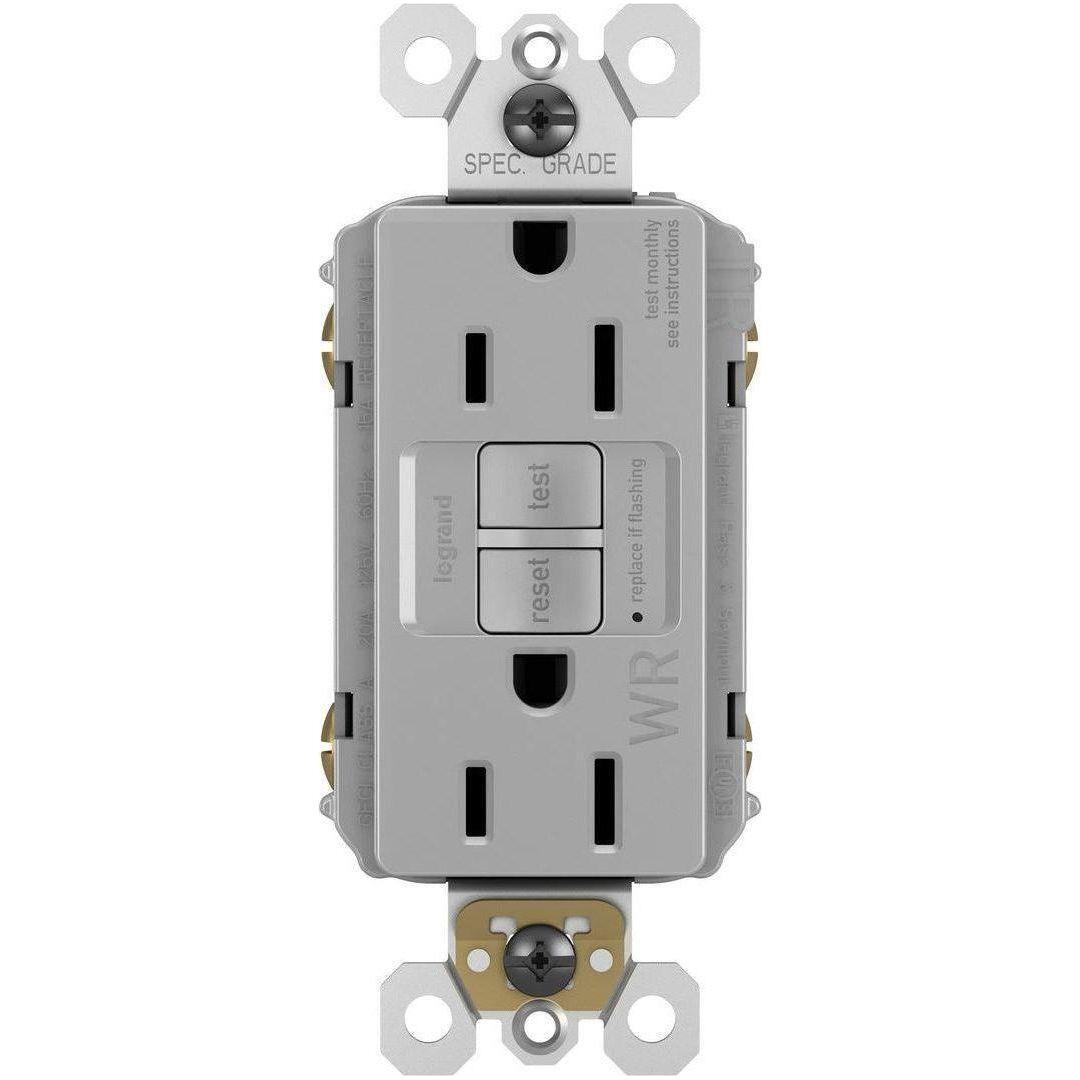 Legrand - radiant Spec-Grade 15A Weather-Resistant Self-Test GFCI Receptacle - Lights Canada