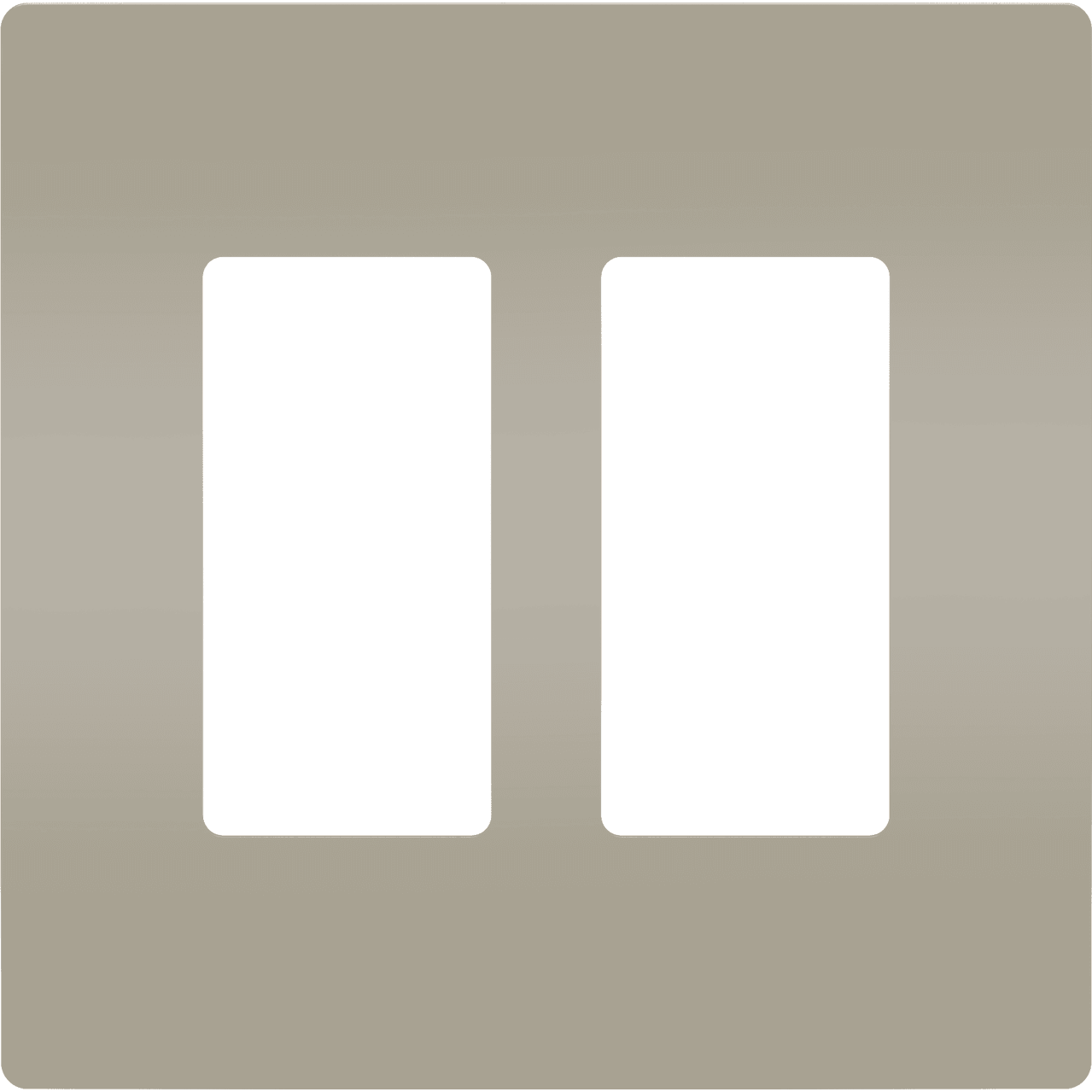 Legrand - radiant Two-Gang Screwless Wall Plate - Lights Canada