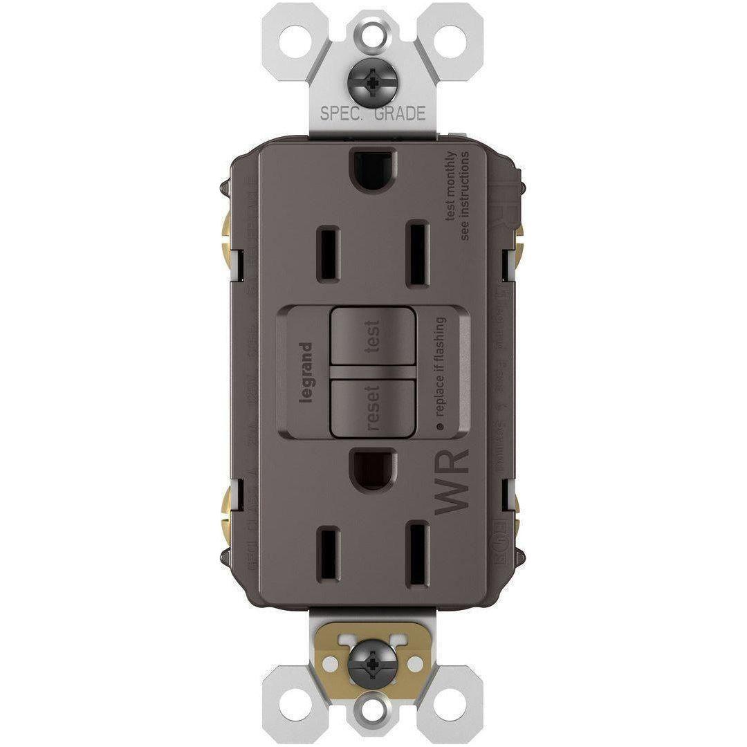 Legrand - radiant Spec-Grade 15A Weather-Resistant Self-Test GFCI Receptacle - Lights Canada