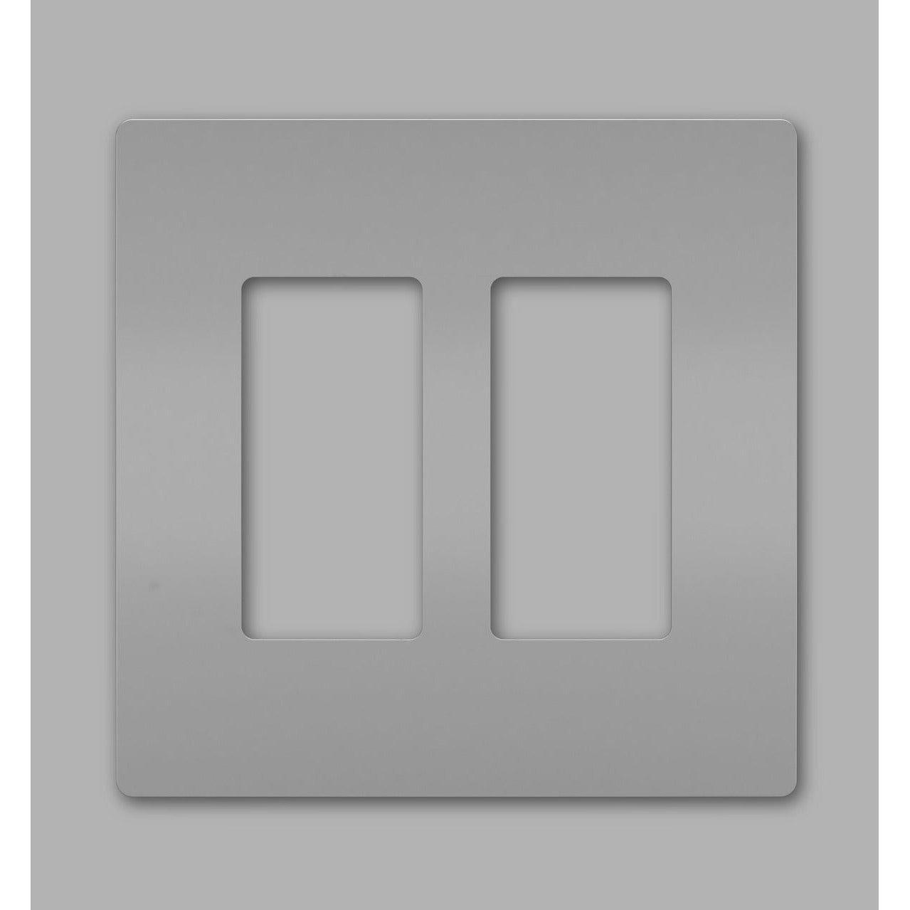 Legrand - radiant Two-Gang Screwless Wall Plate - Lights Canada