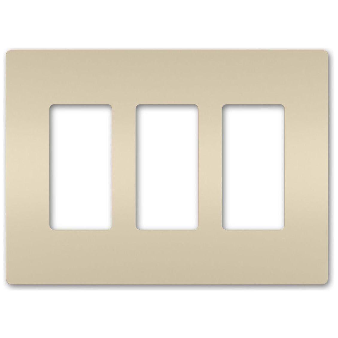 Legrand - radiant Three-Gang Screwless Wall Plate - Lights Canada