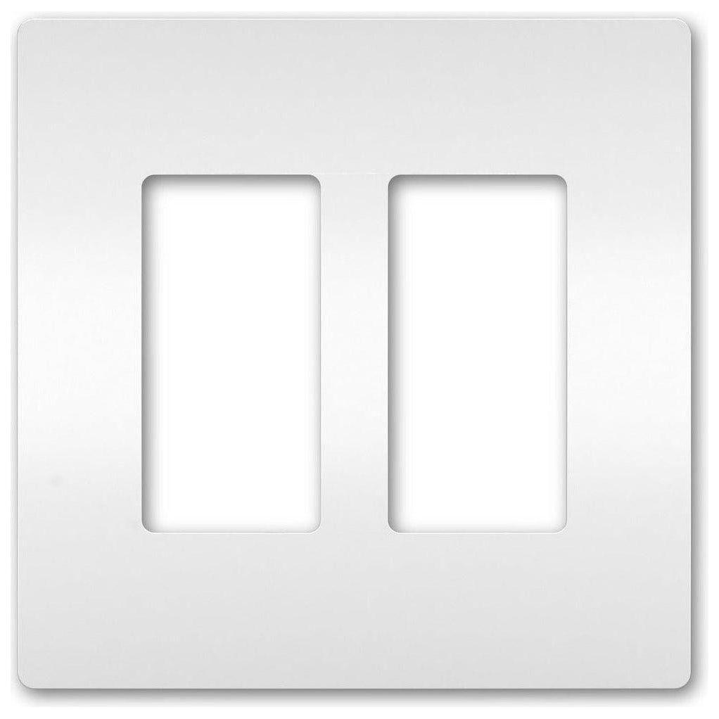Legrand - radiant Two-Gang Screwless Wall Plate - Lights Canada