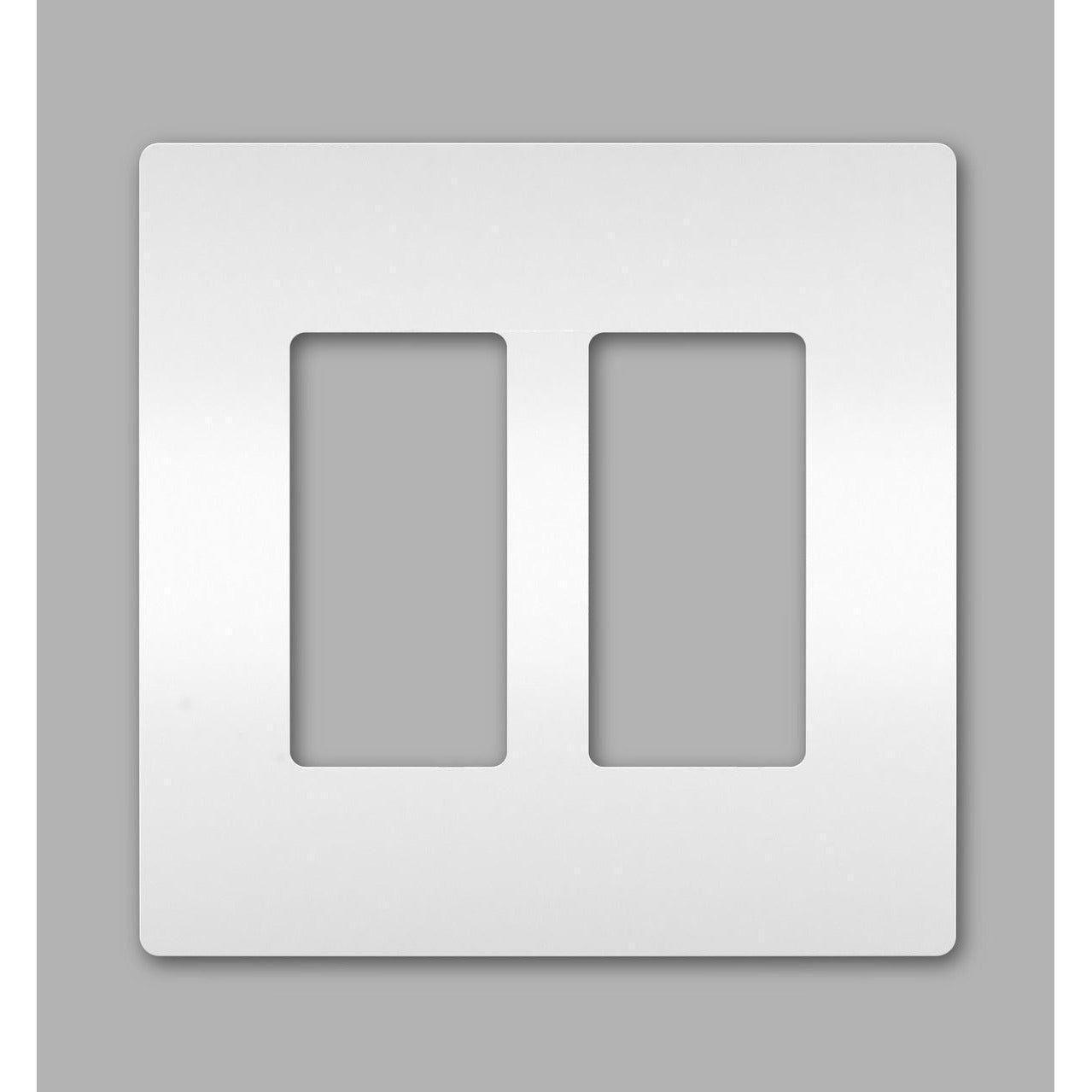 Legrand - radiant Two-Gang Screwless Wall Plate - Lights Canada