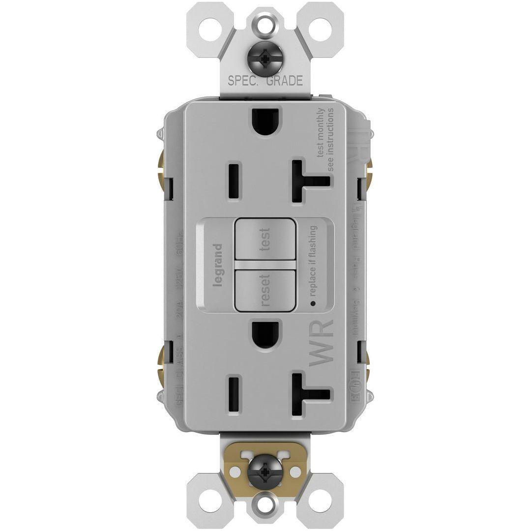 Legrand - radiant Spec-Grade 20A Weather-Resistant Self-Test GFCI Receptacle - Lights Canada