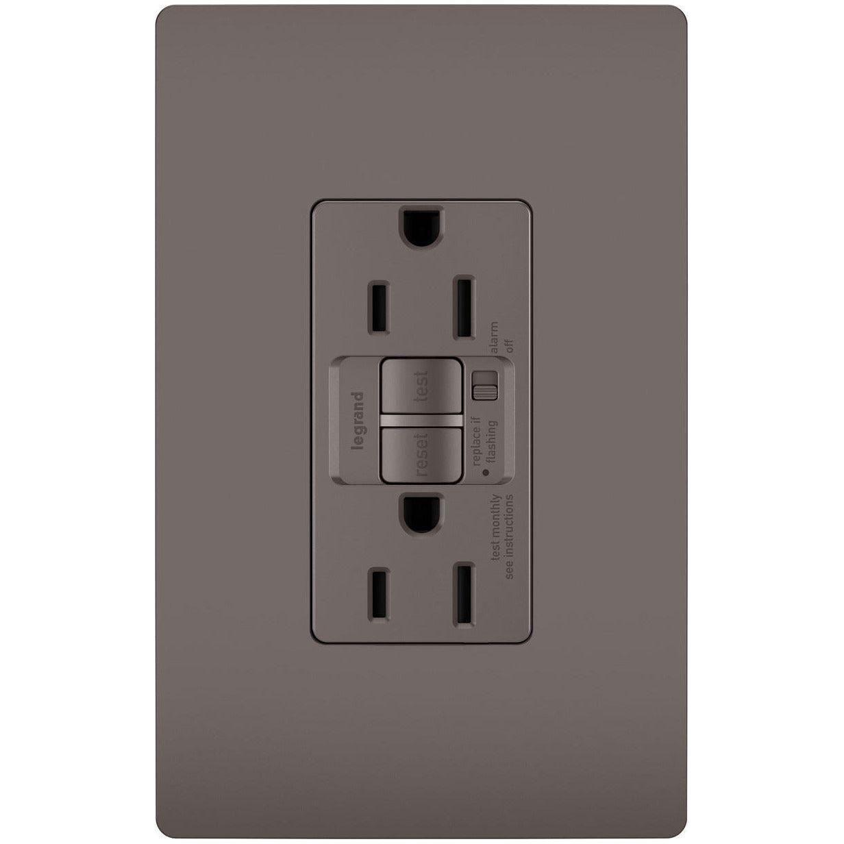 Legrand - radiant 15A Tamper-Resistant Self-Test GFCI Outlet with Audible Alarm - Lights Canada