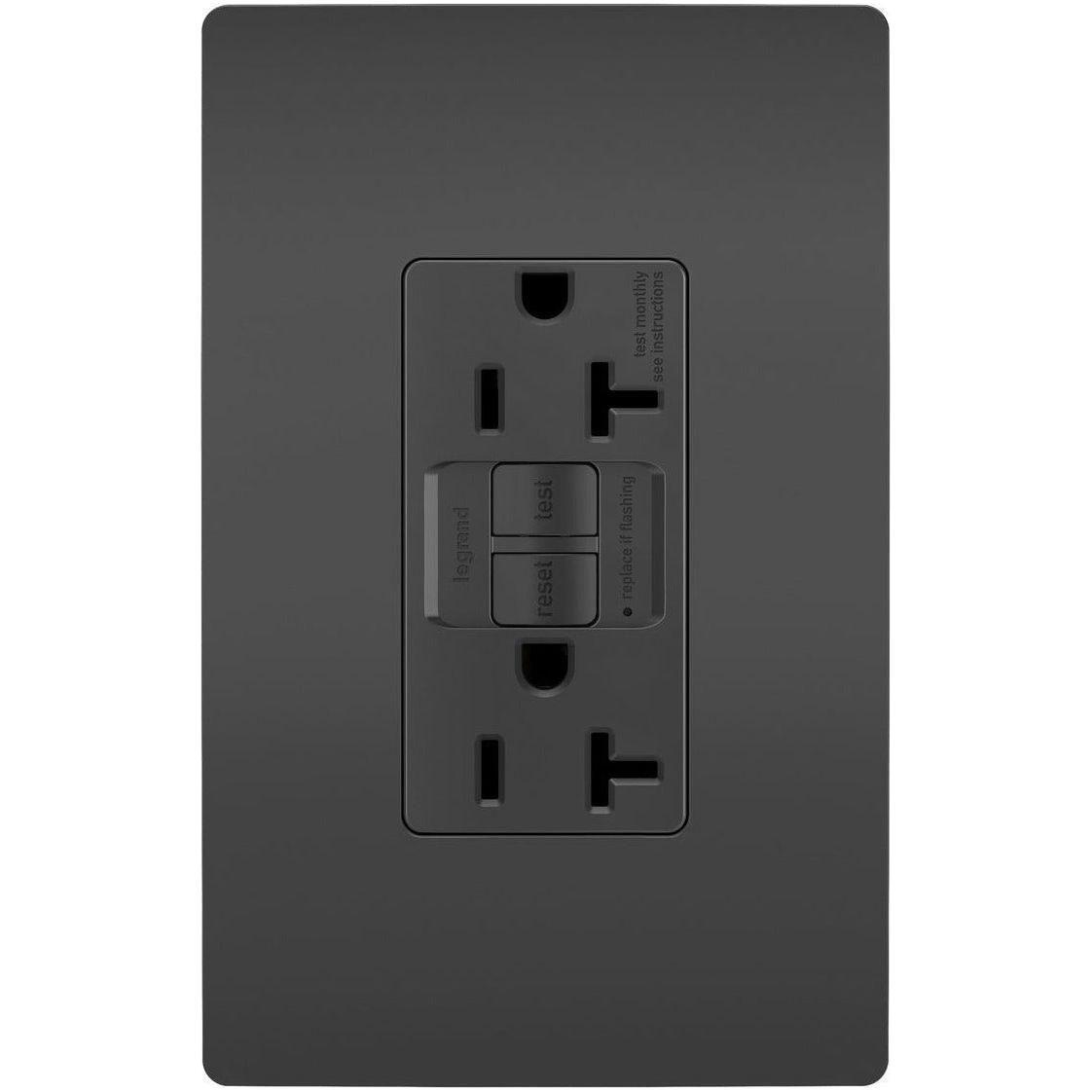 Legrand - radiant Spec-Grade 20A Tamper-Resistant Self-Test GFCI Receptacle - Lights Canada