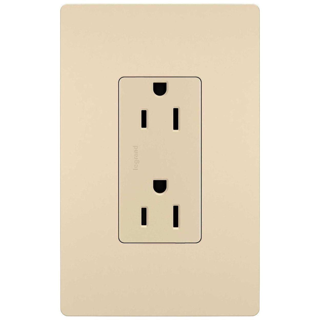 Legrand - radiant 15A 125V Duplex Tamper-Resistant Outlet - Lights Canada