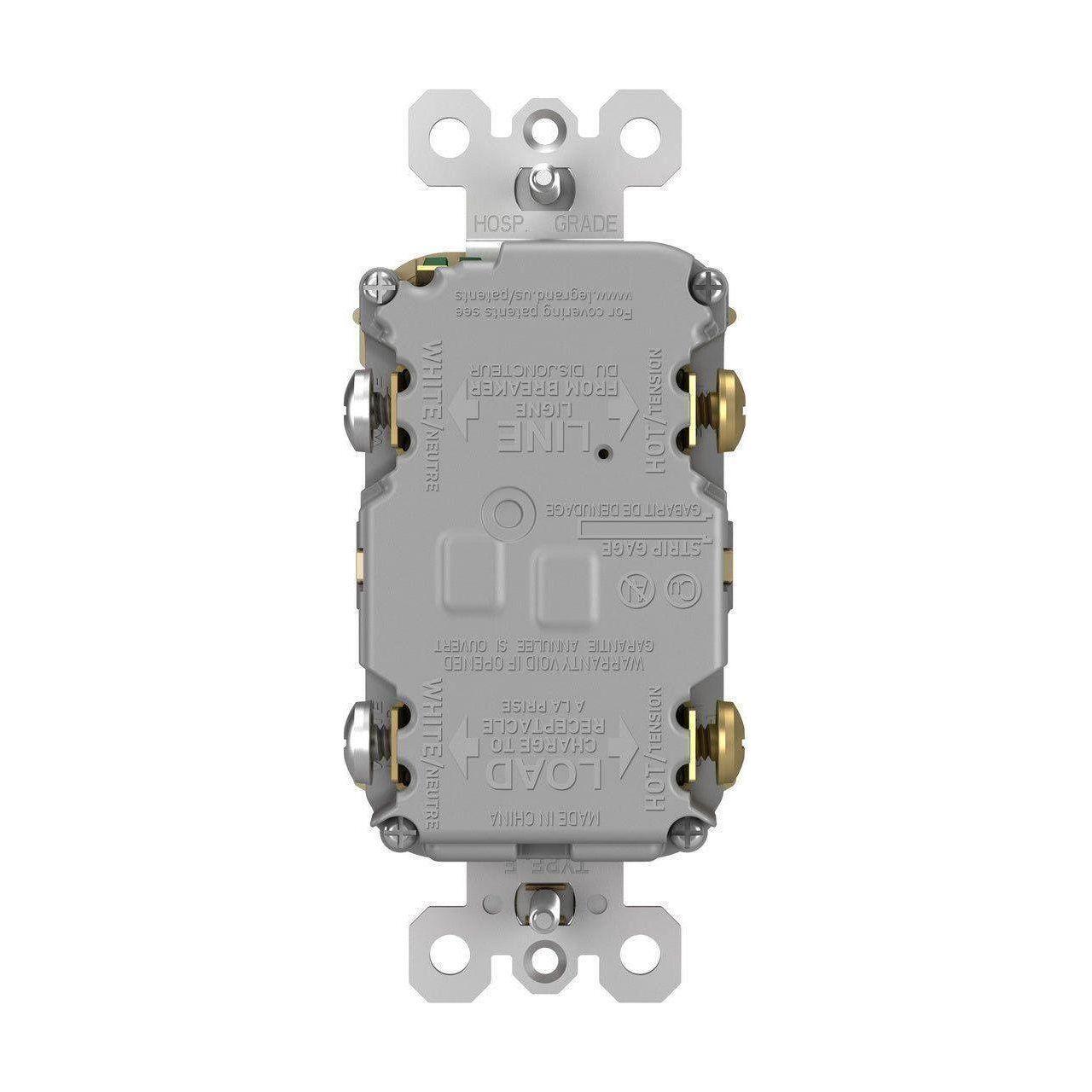 Legrand - radiant Spec-Grade 20A Tamper-Resistant Self-Test GFCI Receptacle - Lights Canada