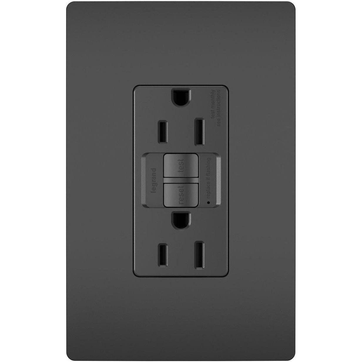 Legrand - radiant Spec-Grade 15A Tamper-Resistant Self-Test GFCI Receptacle - Lights Canada