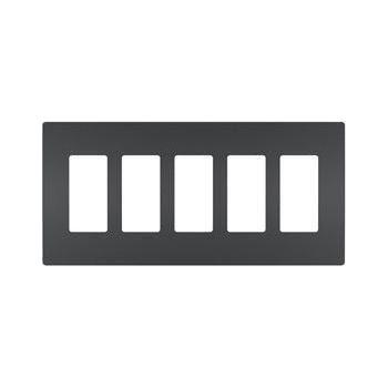 Legrand - radiant Five-Gang Screwless Wall Plate - Lights Canada