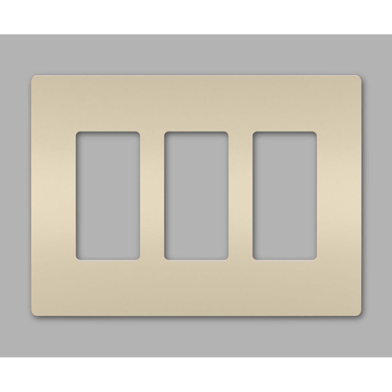 Legrand - radiant Three-Gang Screwless Wall Plate - Lights Canada