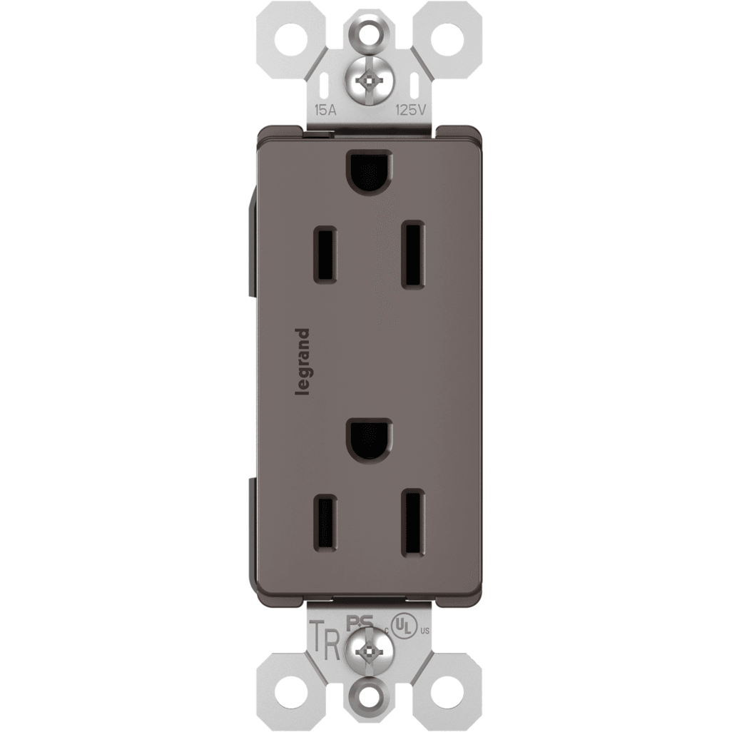Legrand - radiant 15A 125V Duplex Tamper-Resistant Outlet - Lights Canada