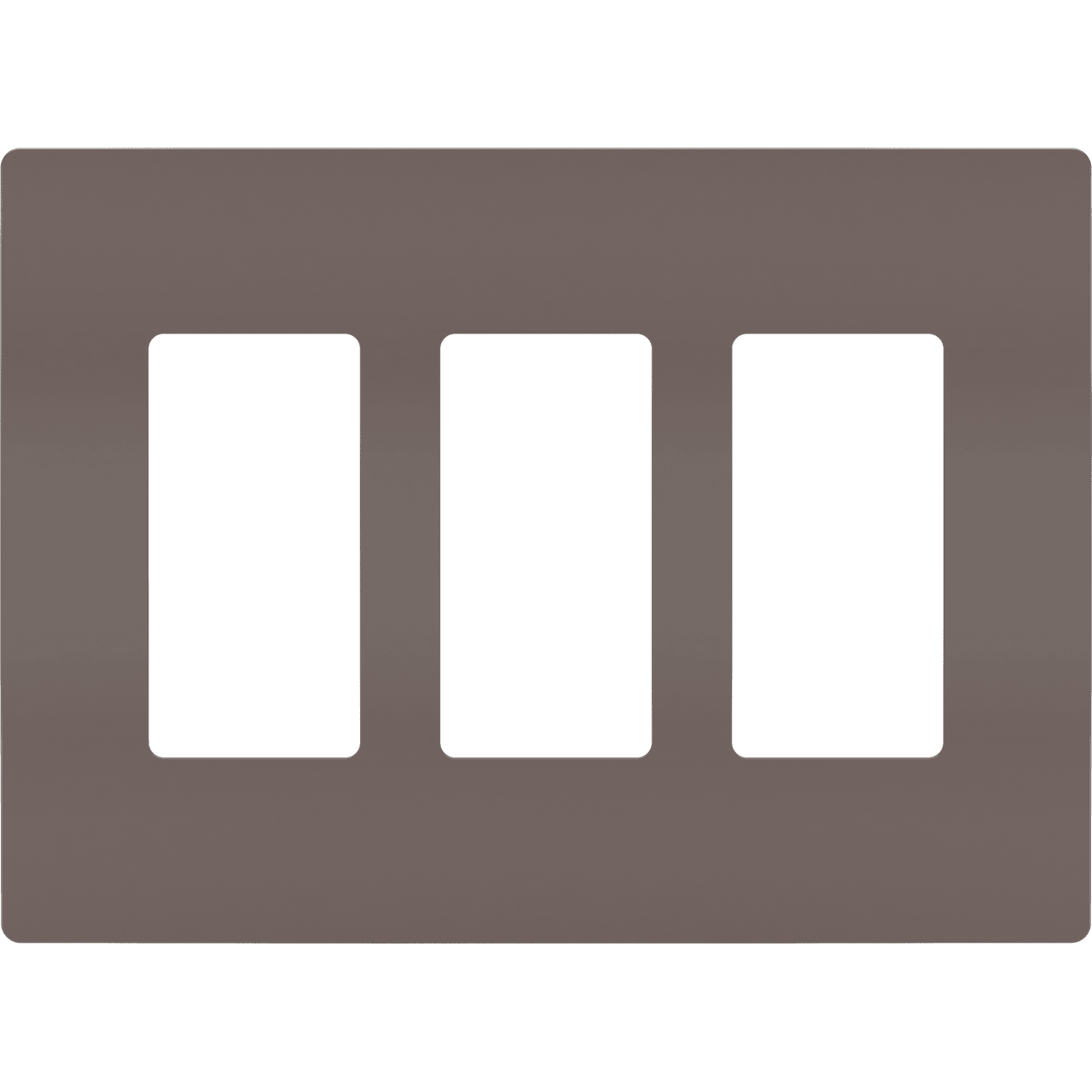Legrand - radiant Three-Gang Screwless Wall Plate - Lights Canada