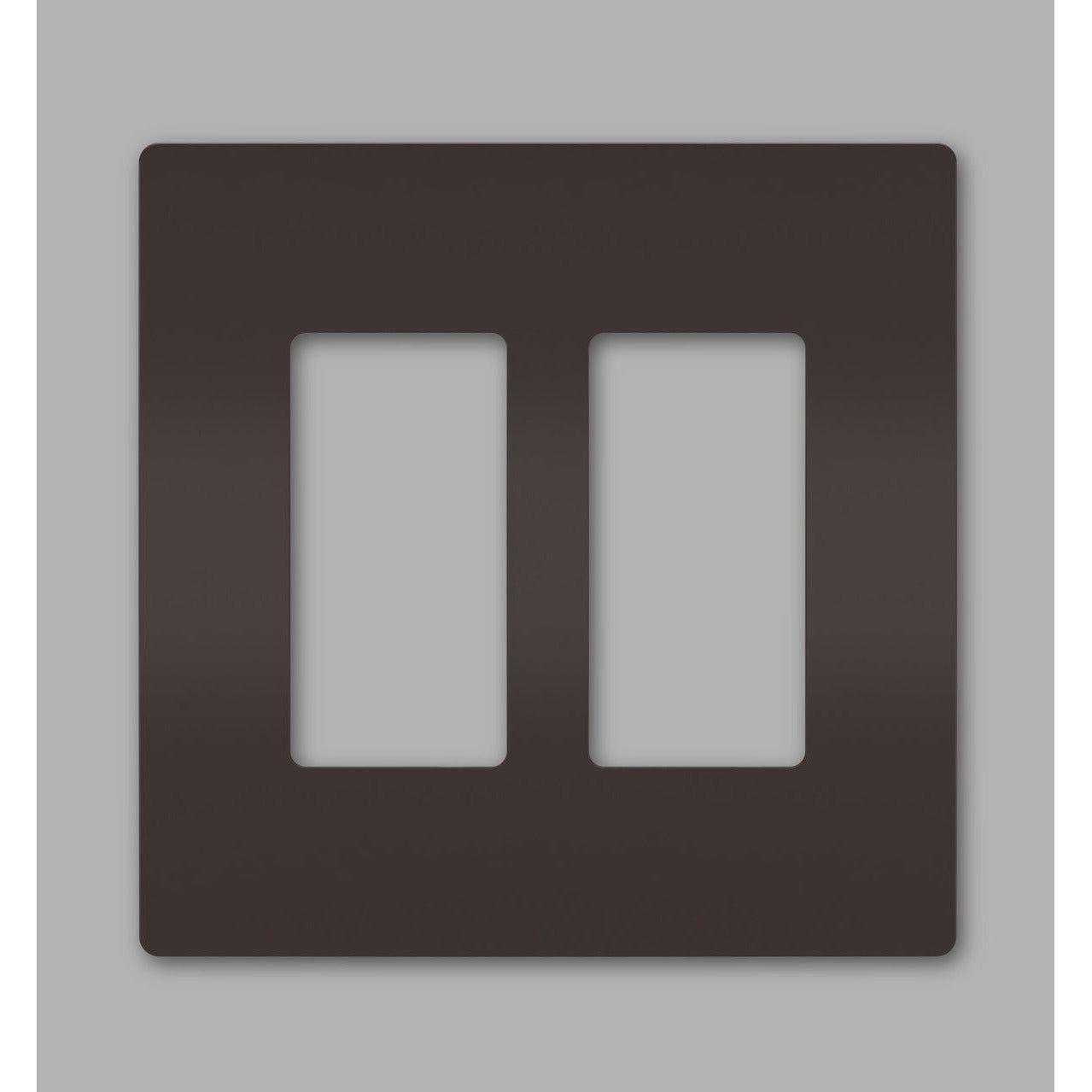 Legrand - radiant Two-Gang Screwless Wall Plate - Lights Canada