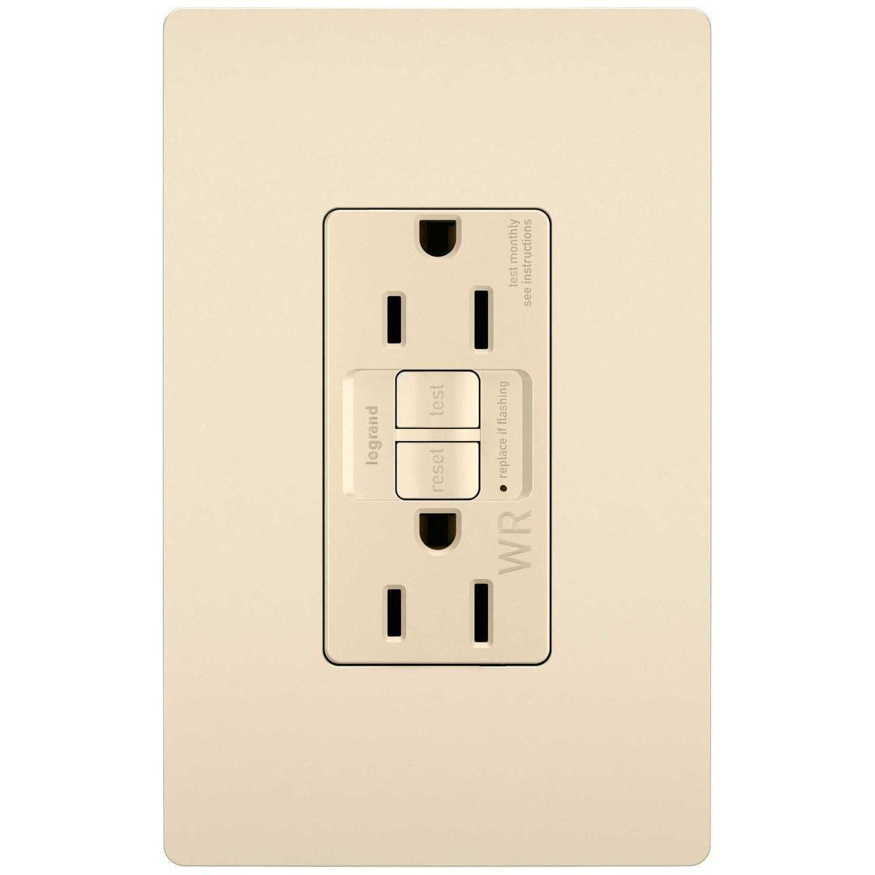 Legrand - radiant Spec-Grade 15A Weather-Resistant Self-Test GFCI Receptacle - Lights Canada