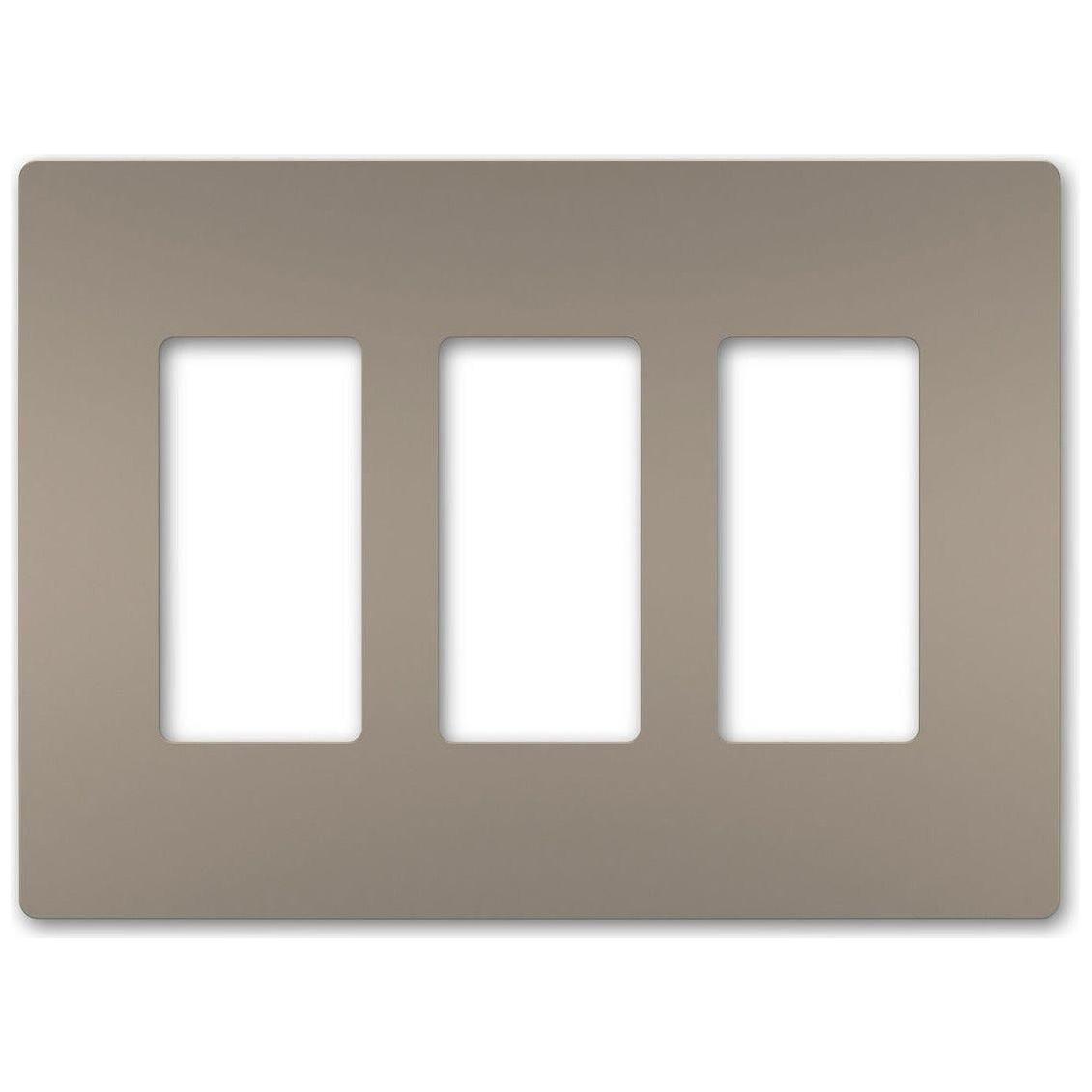 Legrand - radiant Three-Gang Screwless Wall Plate - Lights Canada