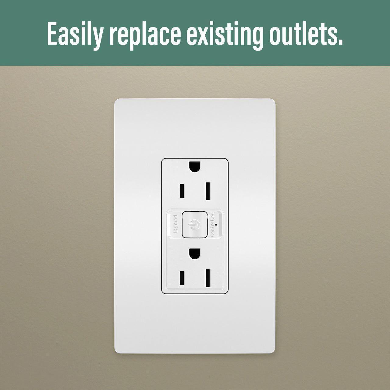 Legrand - Smart 15A Outlet with Netatmo - Lights Canada