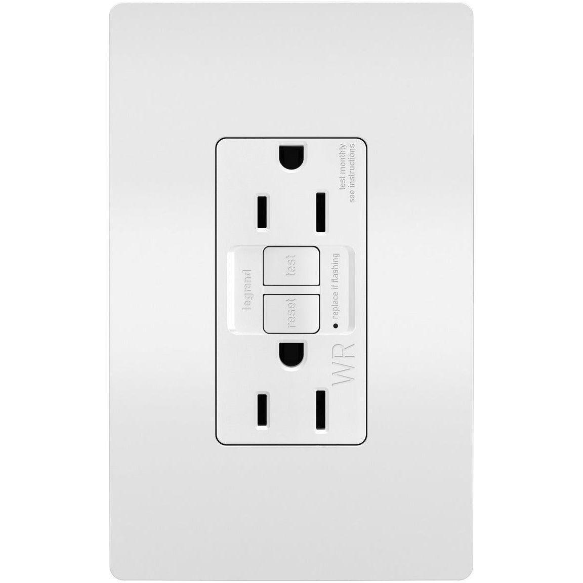 Legrand - radiant Spec-Grade 15A Weather-Resistant Self-Test GFCI Receptacle - Lights Canada