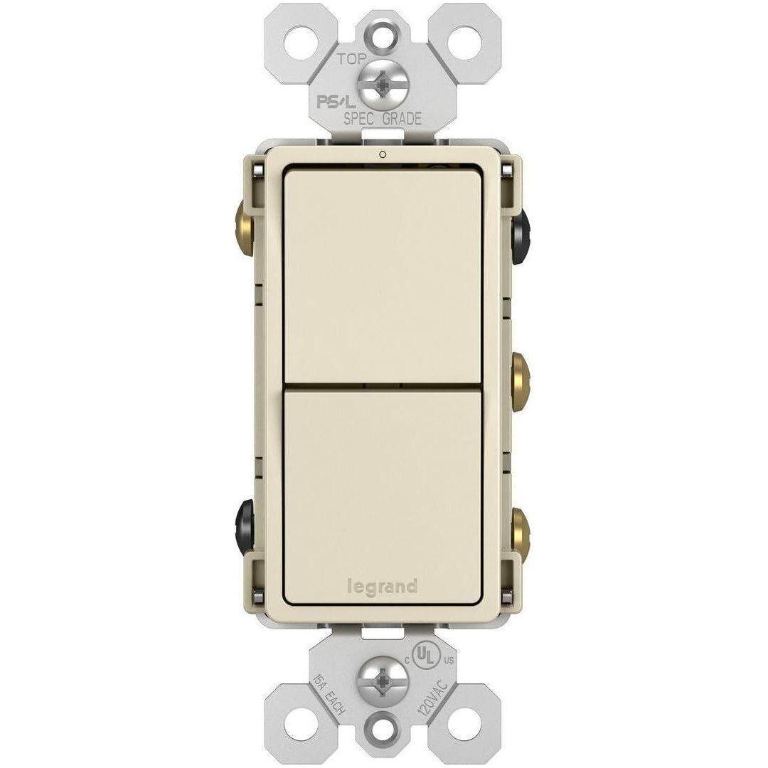 Legrand - radiant Two Single-Pole/3-Way Switches - Lights Canada
