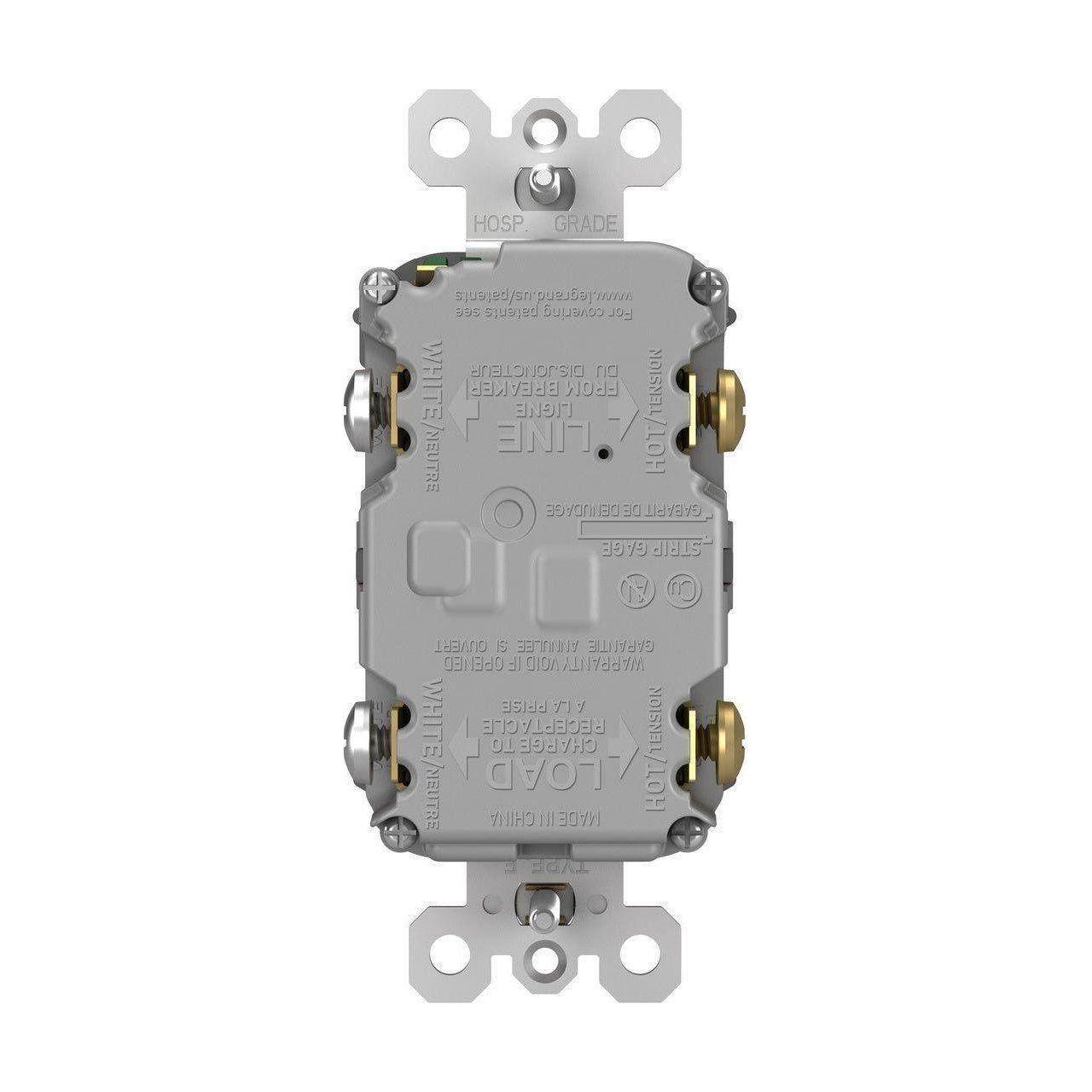 Legrand - radiant Spec-Grade 20A Tamper-Resistant Self-Test GFCI Receptacle - Lights Canada