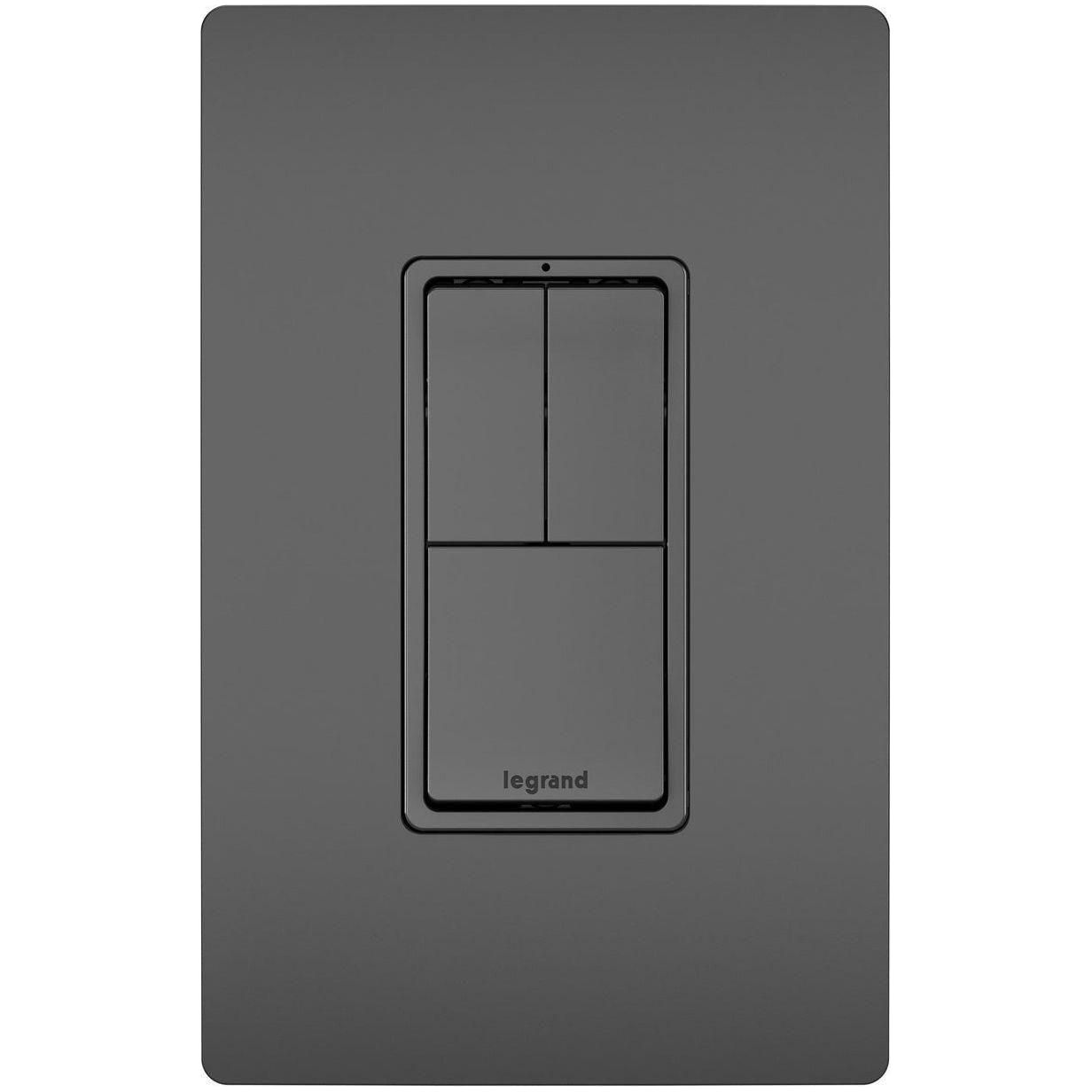 Legrand - radiant Two Single-Pole Switches & Single Pole/3-Way Switch - Lights Canada