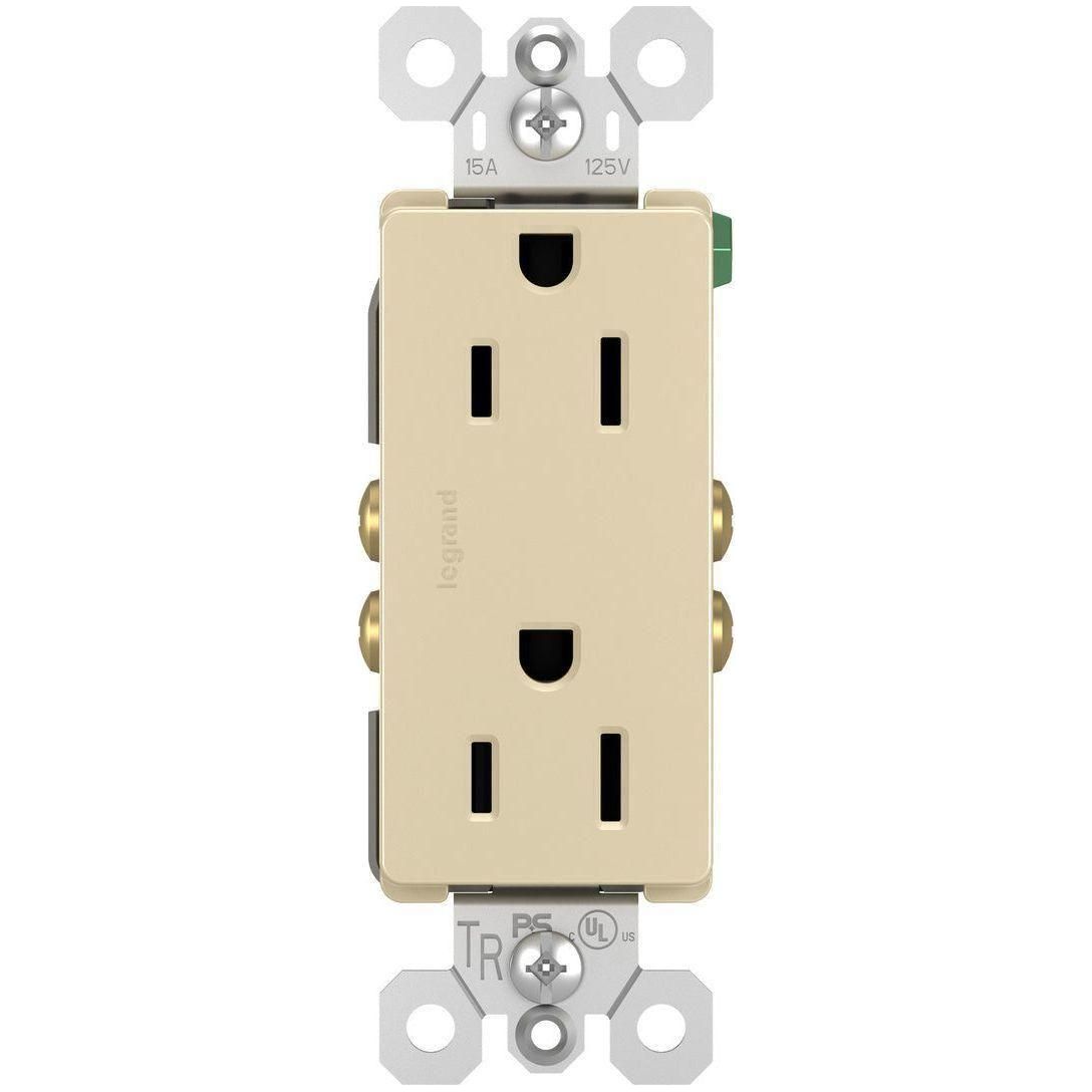Legrand - radiant 15A 125V Duplex Tamper-Resistant Outlet - Lights Canada
