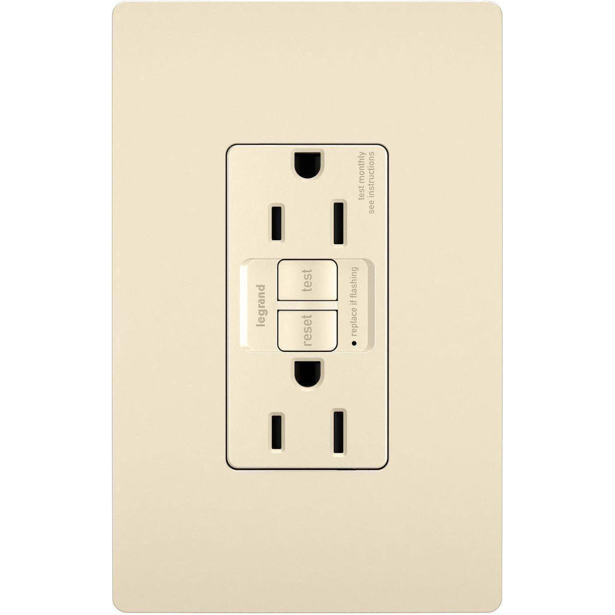Legrand - radiant Spec-Grade 15A Tamper-Resistant Self-Test GFCI Receptacle - Lights Canada