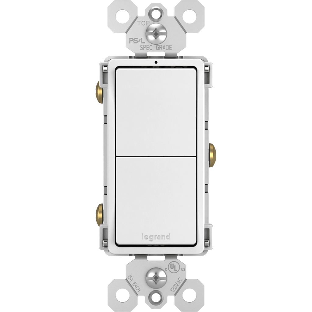 Legrand - radiant Two Single-Pole Switches - Lights Canada