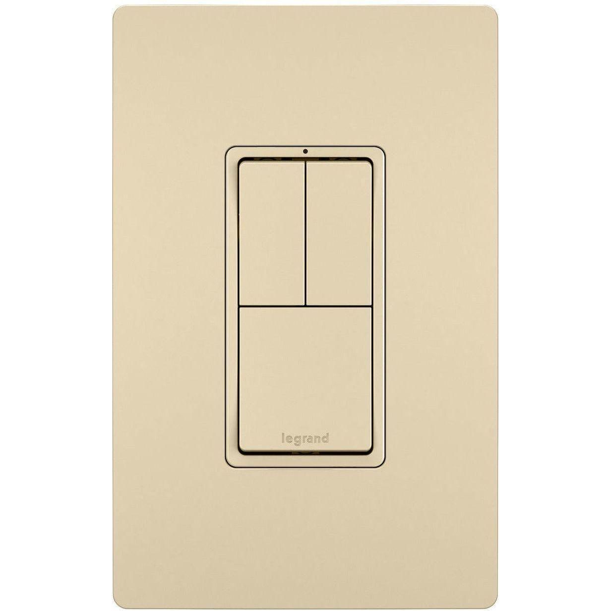 Legrand - radiant Two Single-Pole Switches & Single Pole/3-Way Switch - Lights Canada