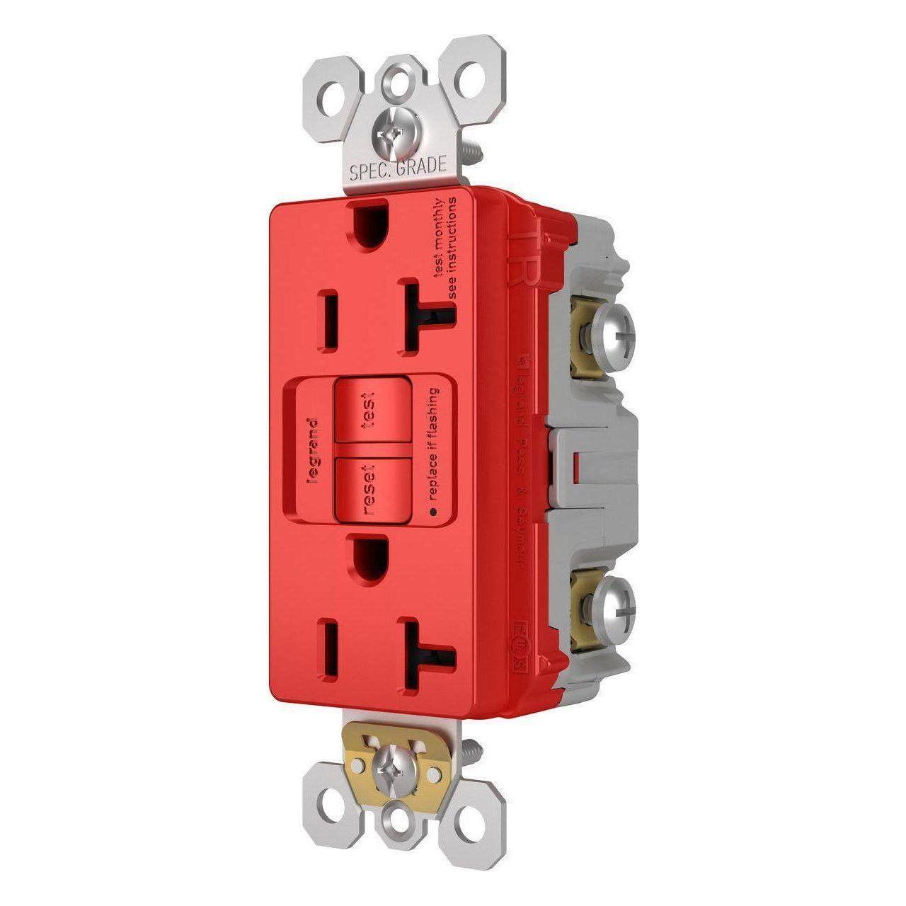 Legrand - radiant Spec-Grade 20A Tamper-Resistant Self-Test GFCI Receptacle - Lights Canada