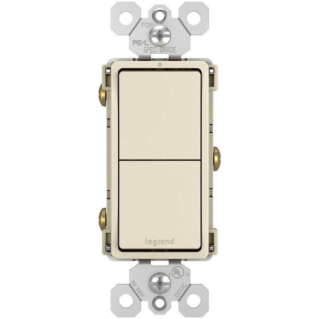 Legrand - radiant Two Single-Pole Switches - Lights Canada
