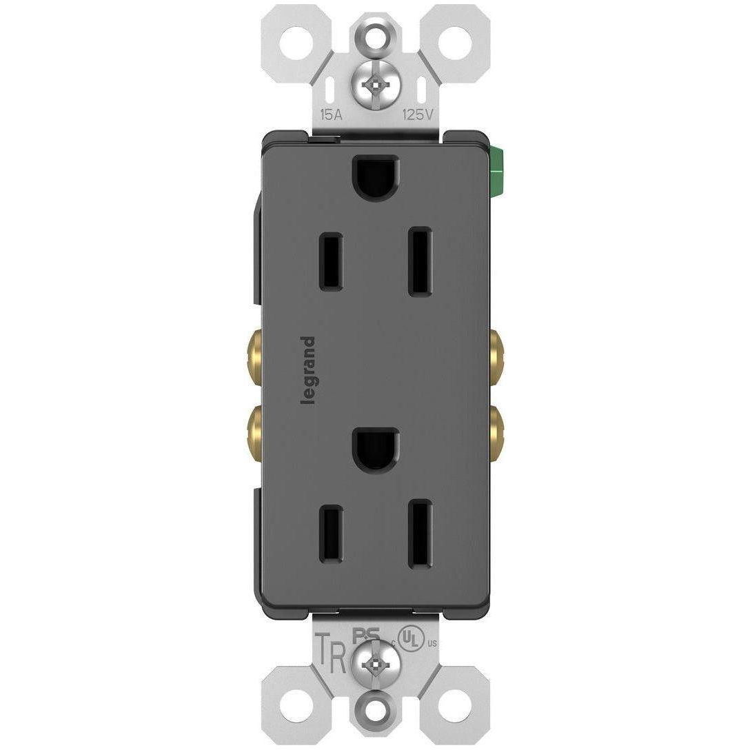 Legrand - radiant 15A 125V Duplex Tamper-Resistant Outlet - Lights Canada