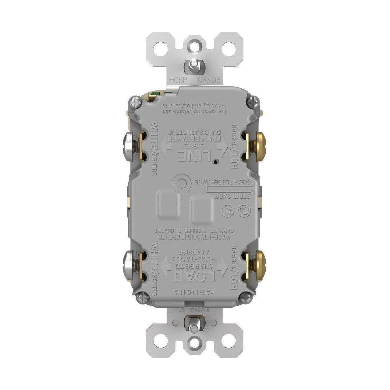 Legrand - radiant Spec-Grade 20A Tamper-Resistant Self-Test GFCI Receptacle - Lights Canada
