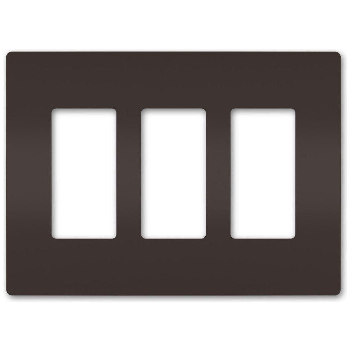 Legrand - radiant Three-Gang Screwless Wall Plate - Lights Canada