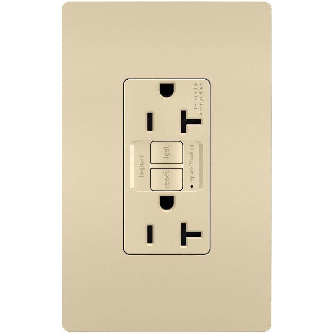Legrand - radiant Spec-Grade 20A Tamper-Resistant Self-Test GFCI Receptacle - Lights Canada