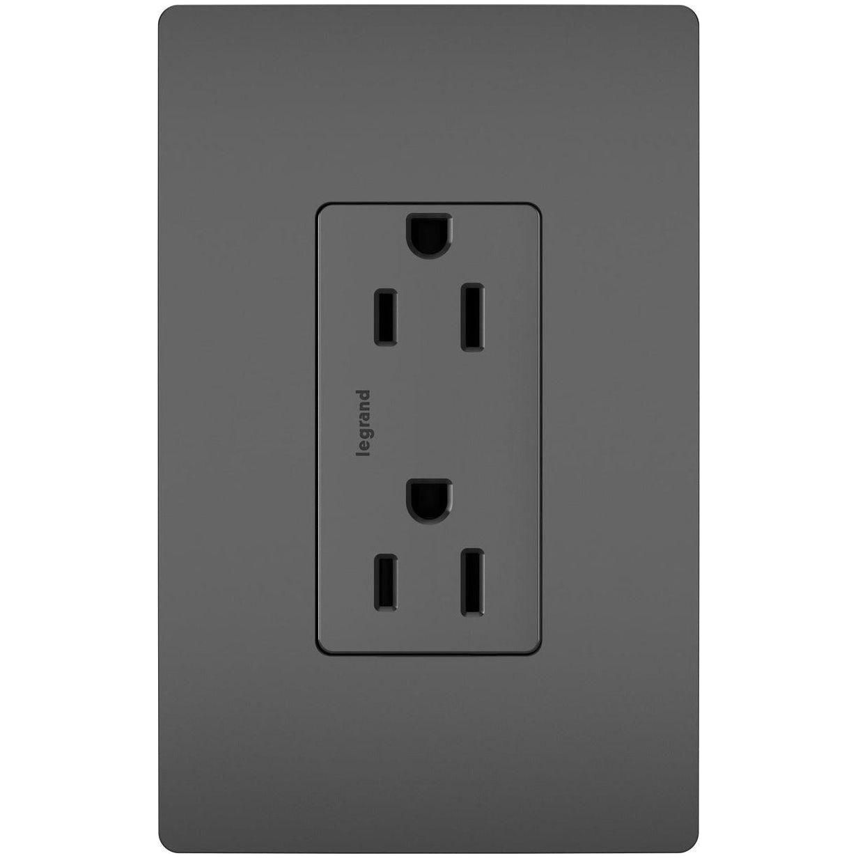 Legrand - radiant 15A 125V Duplex Tamper-Resistant Outlet - Lights Canada