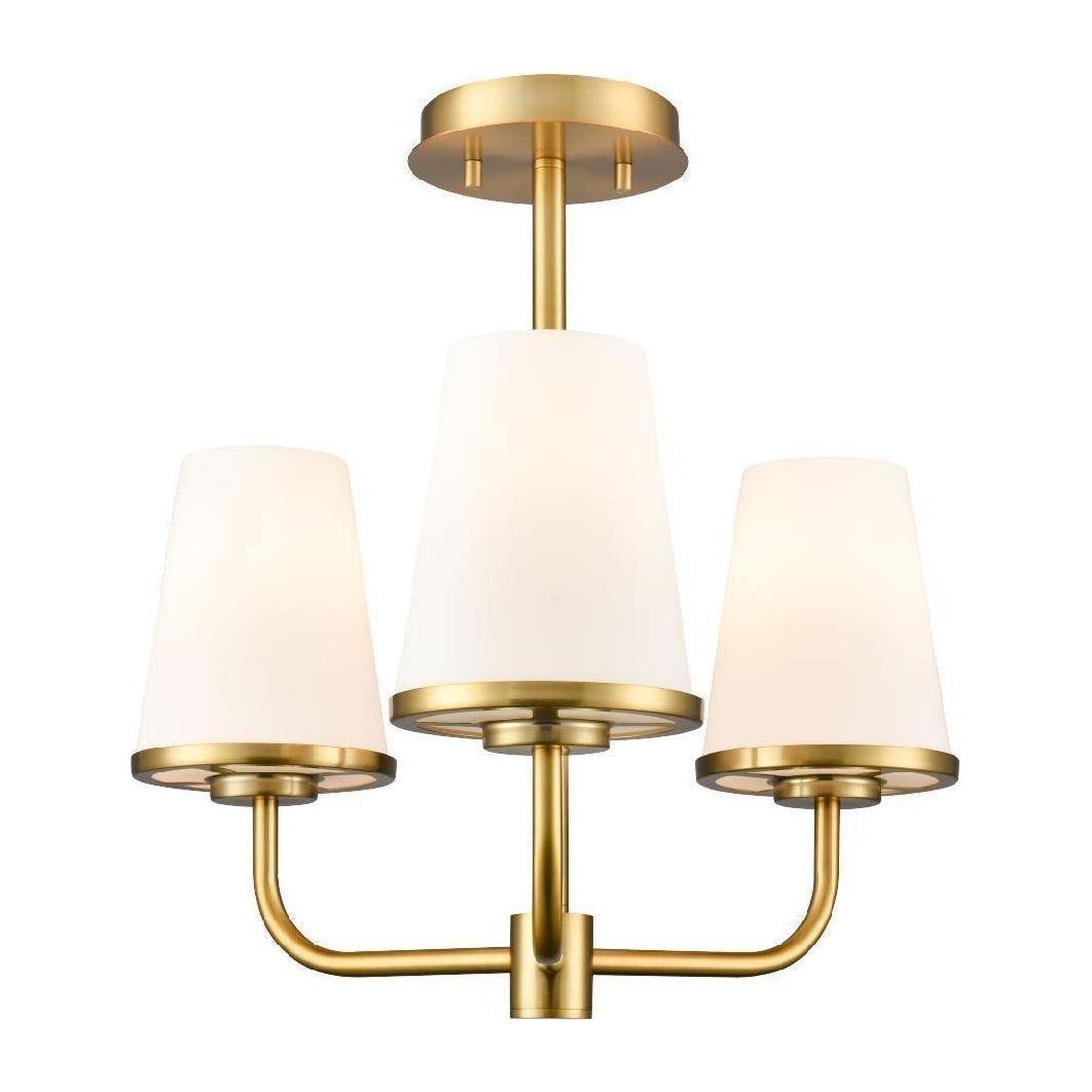 DVI - Kanata 3 Light Semi Flush Mount - Lights Canada