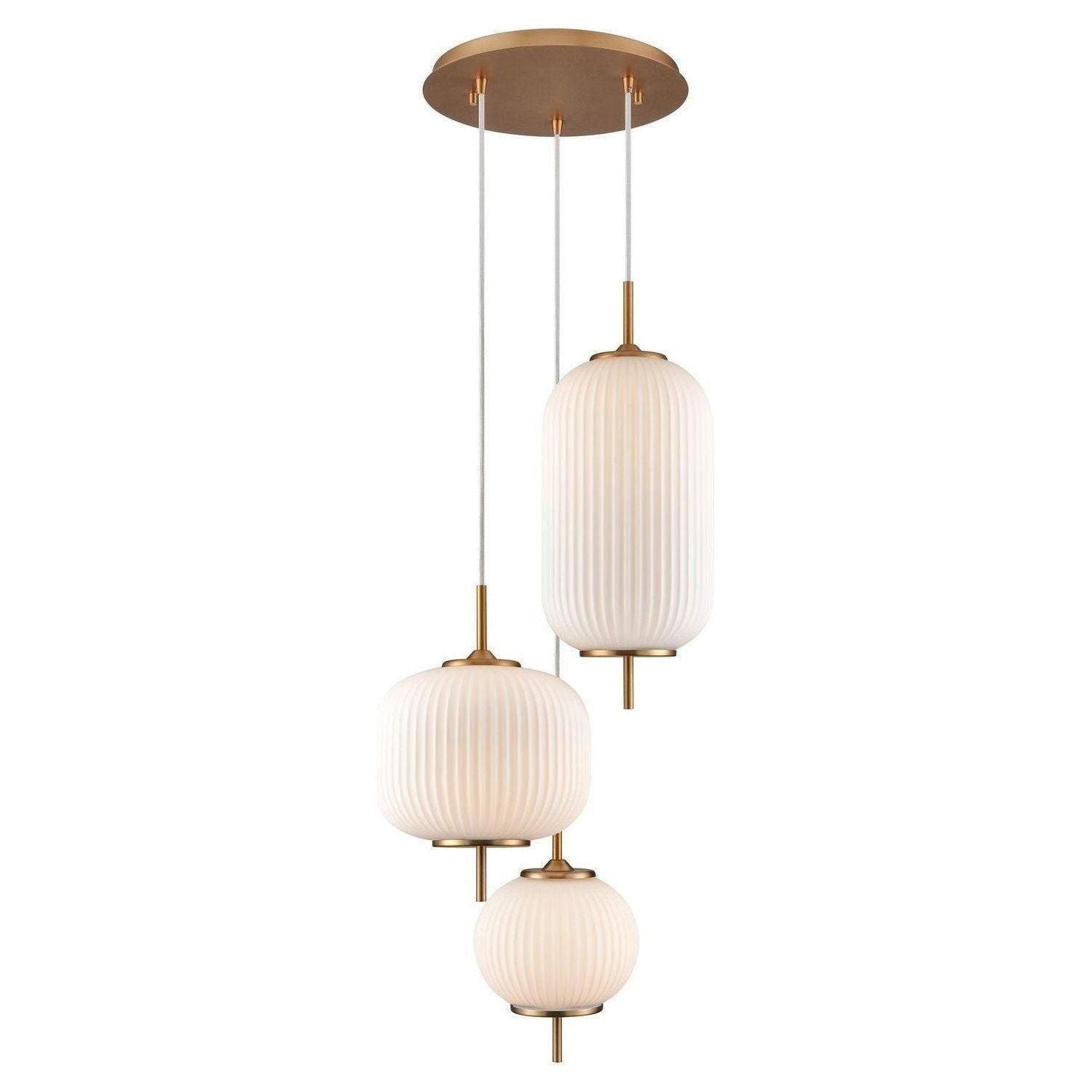 DVI - Mount Pearl 14.75" 3 Light Pendant - Lights Canada