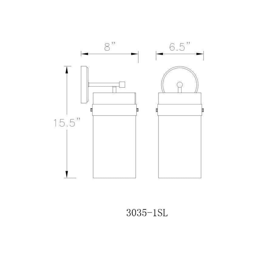 Z-Lite - Fontaine 1-Light Sconce - Lights Canada