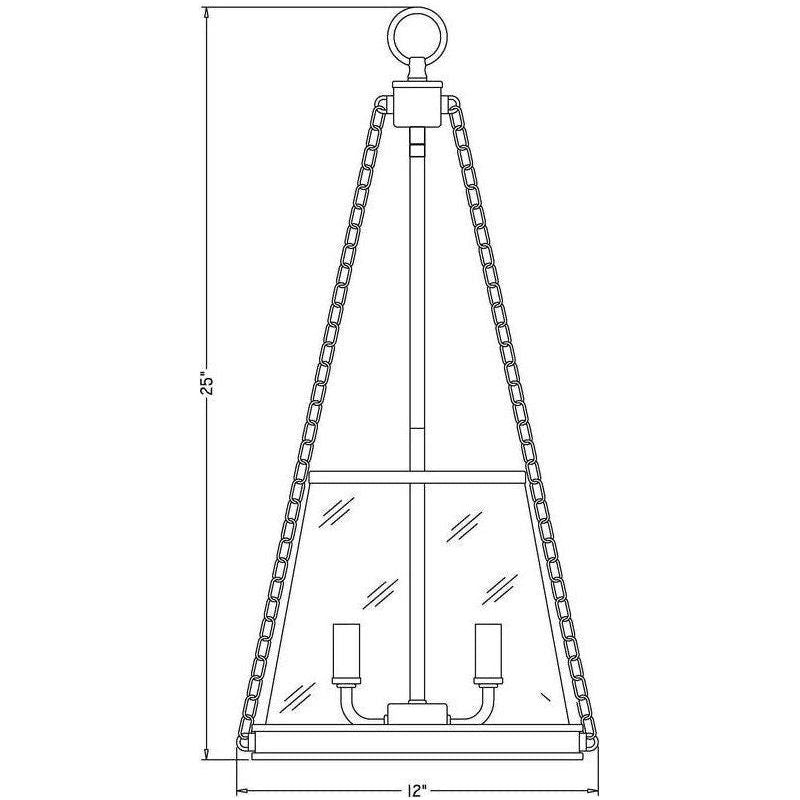 Z-Lite - Prescott 3-Light Pendant - Lights Canada