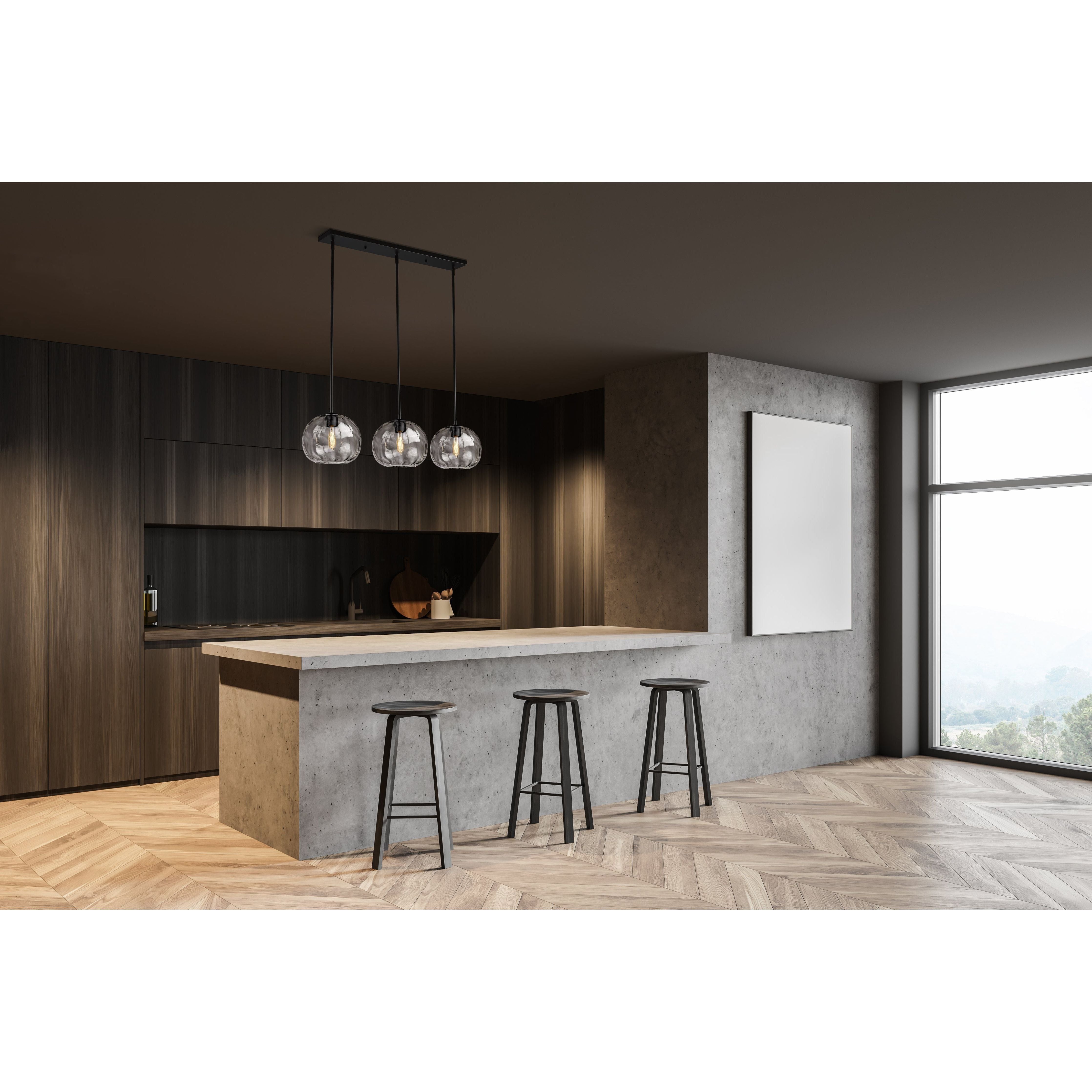 Z-Lite - Chloe 3-Light Linear Chandelier - Lights Canada