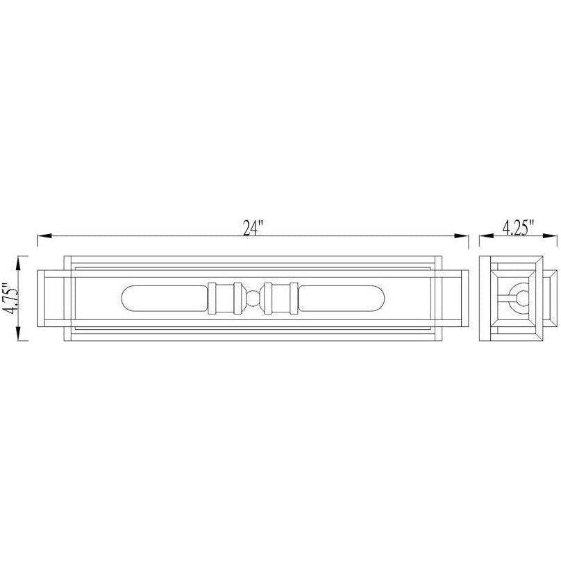 Z-Lite - Titania 2-Light Vanity Light - Lights Canada