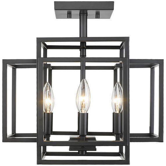 Z-Lite - Titania 4-Light Semi Flush Mount - Lights Canada