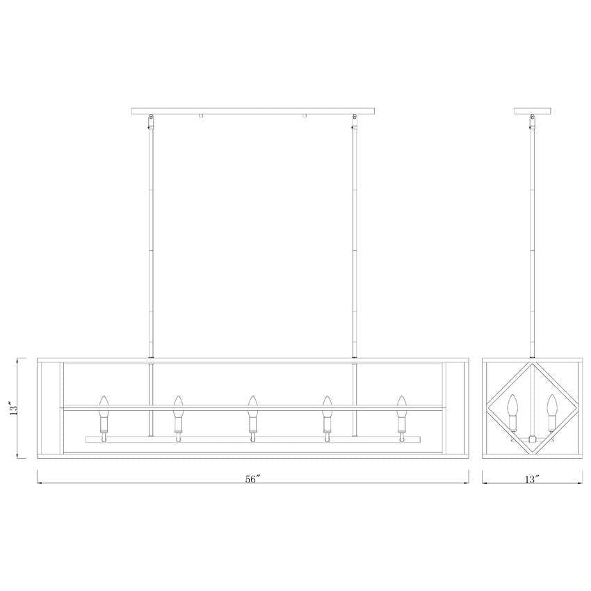 Z-Lite - Euclid 10-Light Chandelier - Lights Canada