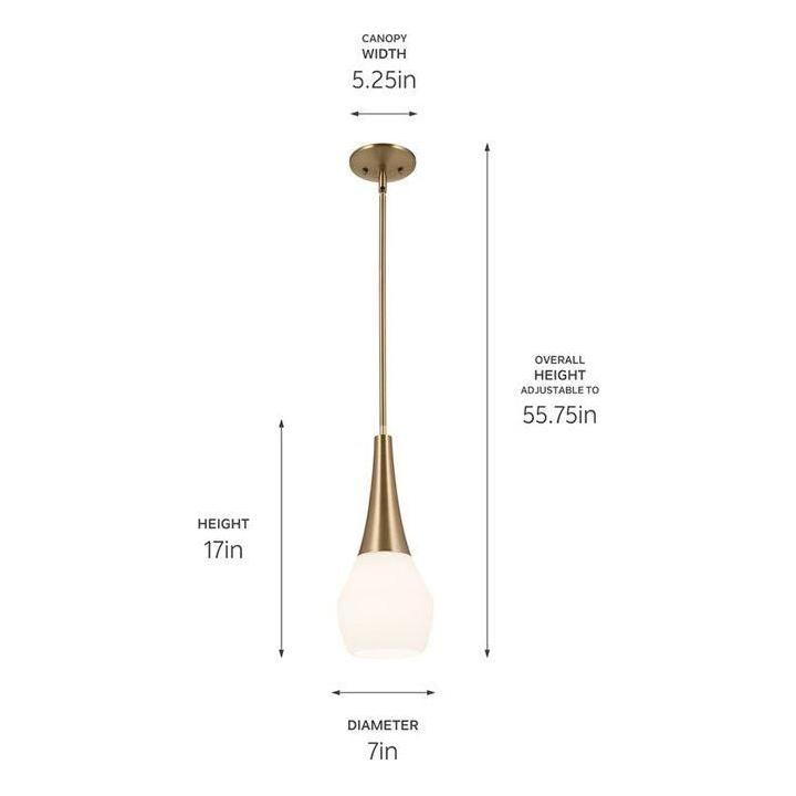 Kichler - Deela 17" 1-Light Pendant - Lights Canada