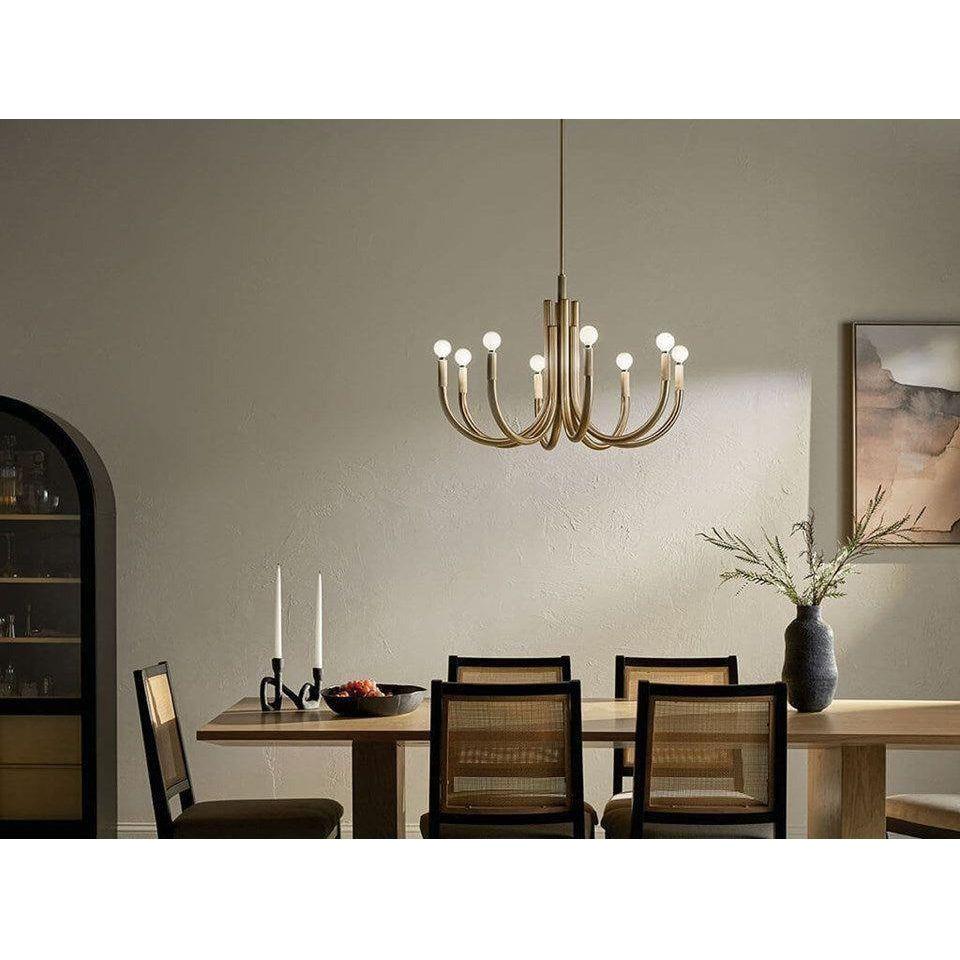 Kichler - Odensa 29.25" 8-Light Chandelier - Lights Canada