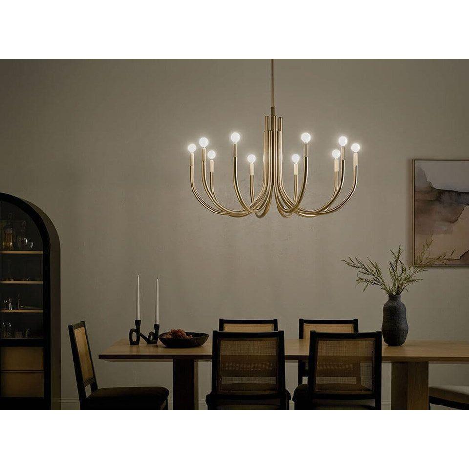 Kichler - Odensa 40.25" 10-Light Chandelier - Lights Canada