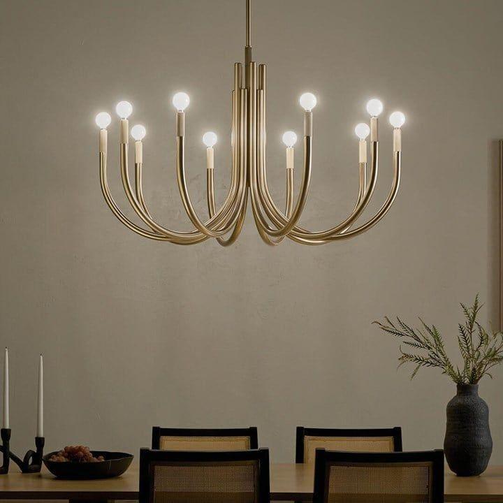 Kichler - Odensa 40.25" 10-Light Chandelier - Lights Canada