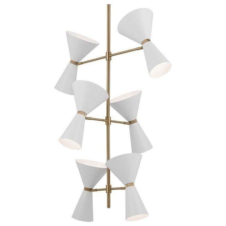 Kichler - Phix 50" 12-Light Foyer Chandelier - Lights Canada